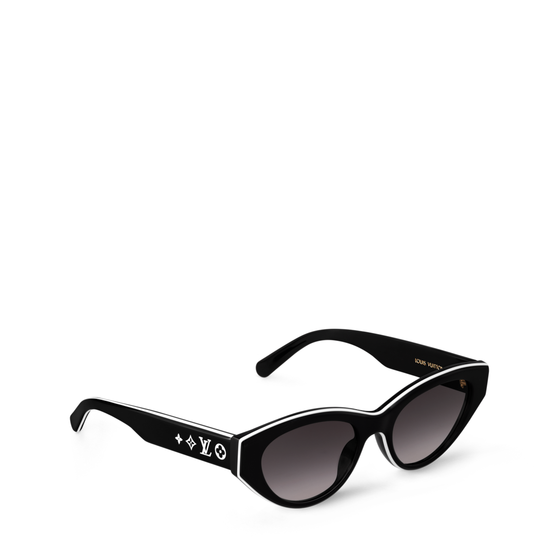 LV Line Cat Eye Sunglasses - Luxury S00 Black | LOUIS VUITTON